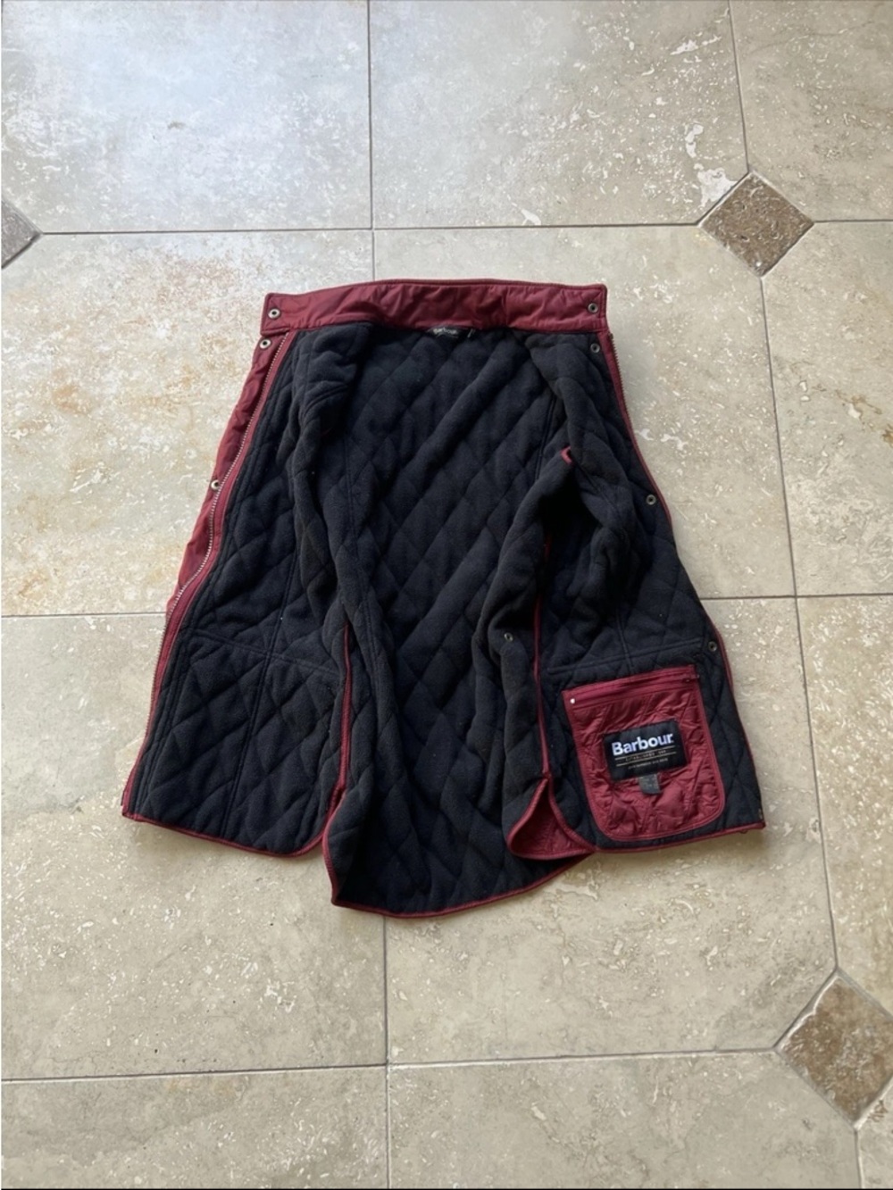 Barbour Women's Wray Gilet Red Insulated Vest Size UK 8 USA 4 - Picture 4 of 5